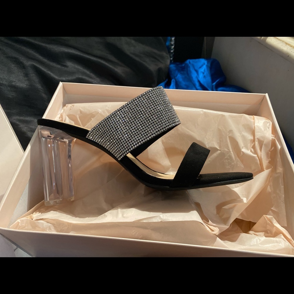 JustFab Dressy black heels